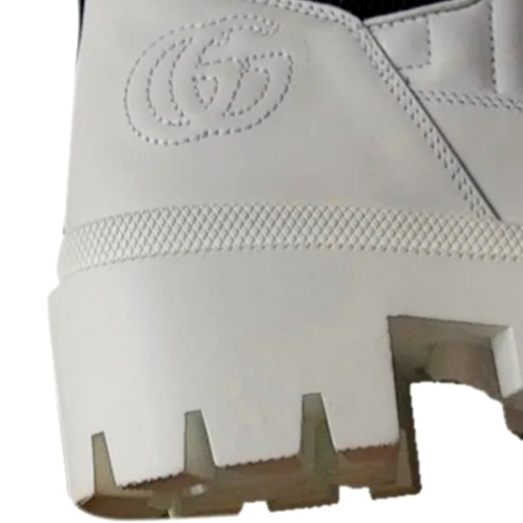 Nwb-Gucci matelasse leather Chelsea pull on ankle boots - Picture 8 of 8